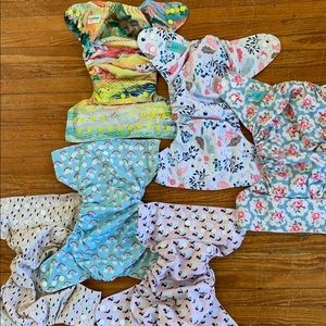 Euc cloth diapers lot